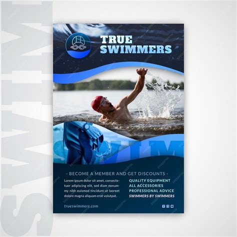 Modern Swimming Flyer Template