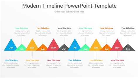 Modern Timeline Template