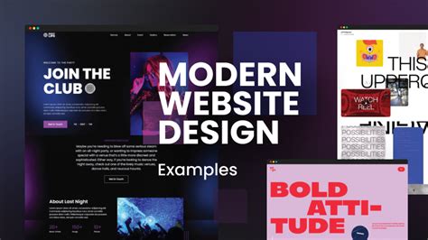 Modern web design