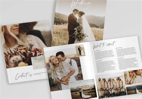 Modern Wedding Ceremony Booklet Design