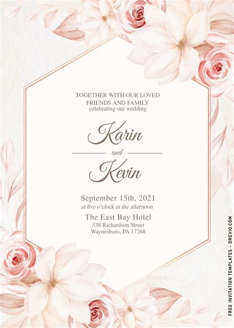 Modern Wedding Invitation Template