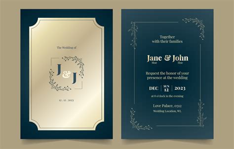 Modern Wedding Invitation Template