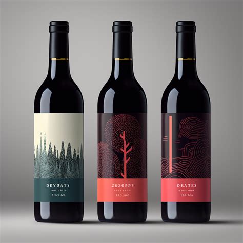 Modern Wine Label