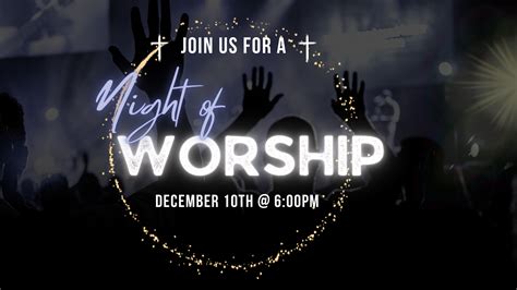 Modern Worship Night Flyer Example