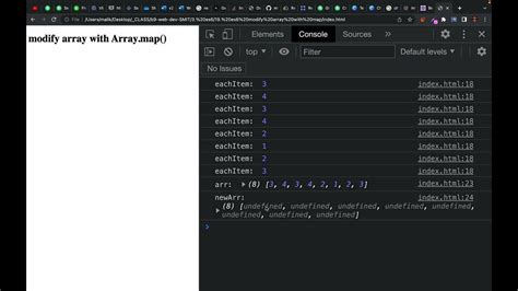 Modifying array elements