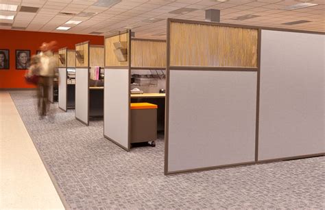 Modular cubicle layout