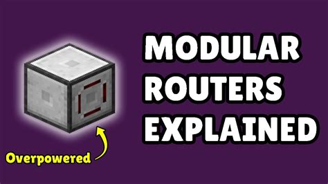 Modular Router Template