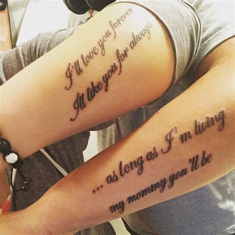 Mom Son Tattoo Quote Ideas