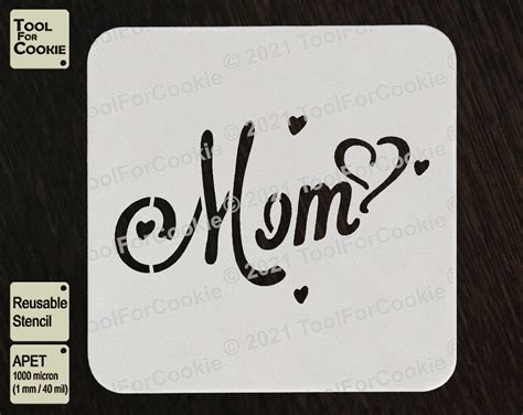 Mom Stencil Printable Templates