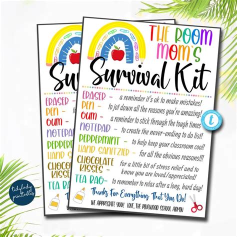 Mom's Ultimate Survival Kit Templates