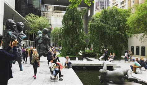 The Museum of Modern Art's sculpture garden