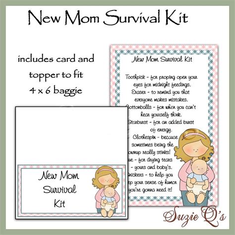 Customizing the Mommy Survival Kit Printable