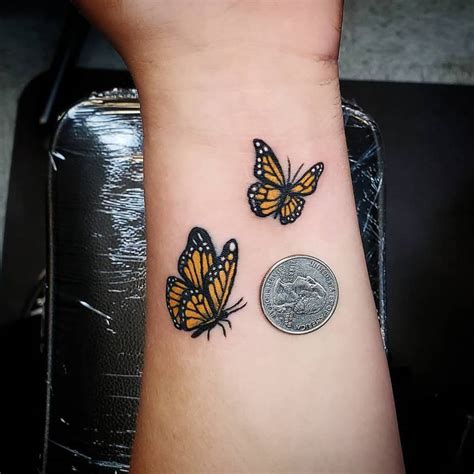 Monarch butterfly tattoo design