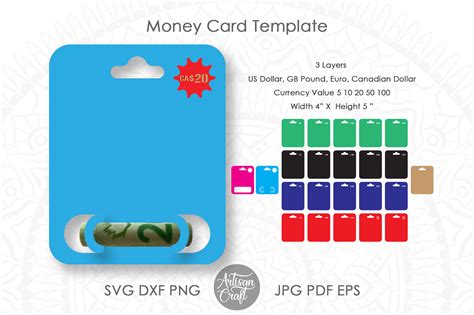 Money Holder Card Template 1