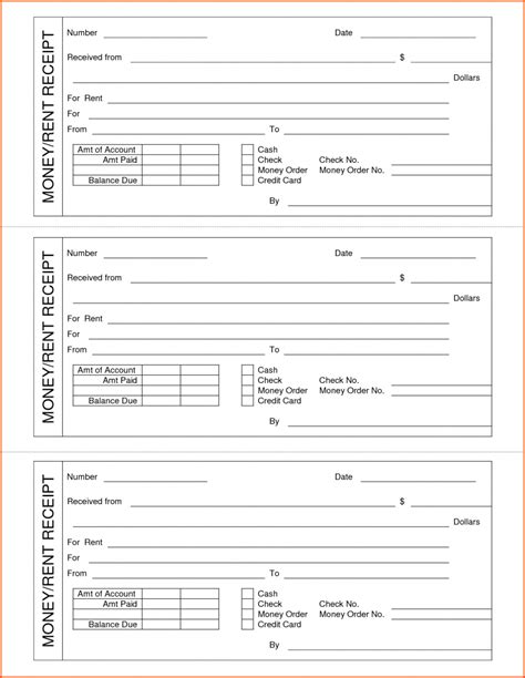 Image of money order template