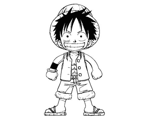 Monkey D. Luffy Coloring