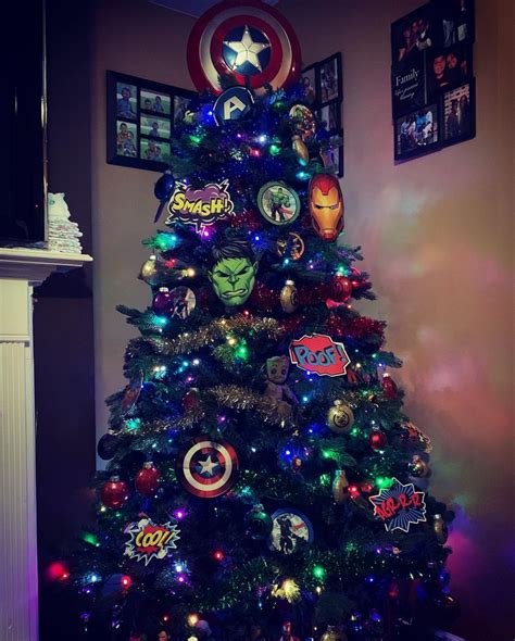 Monochromatic Marvel Christmas Tree