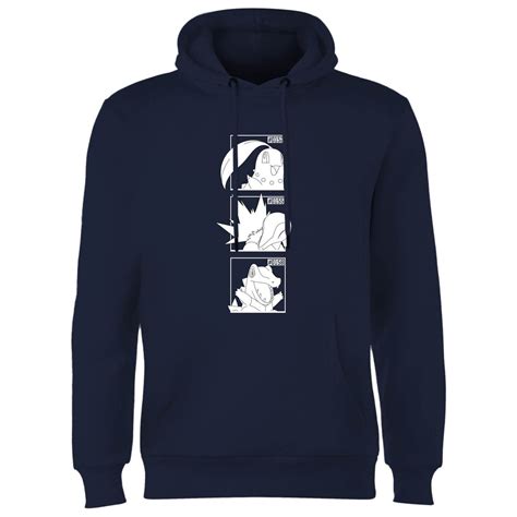 Monochromatic navy hoodie