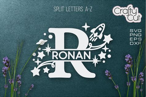 Monogram Baby Name Template