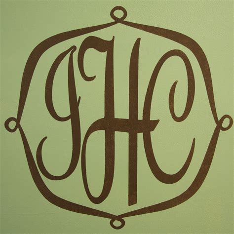 Monogram stencil