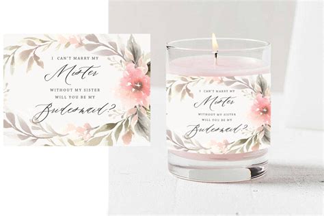 Monogrammed Candle Template