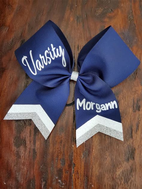 Monogrammed Cheer Bow