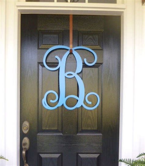 Monogrammed Door Decoration