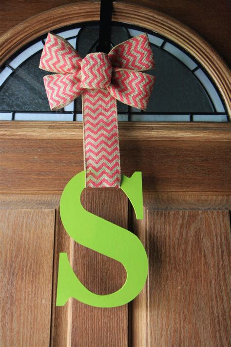 Monogrammed Door Hanger