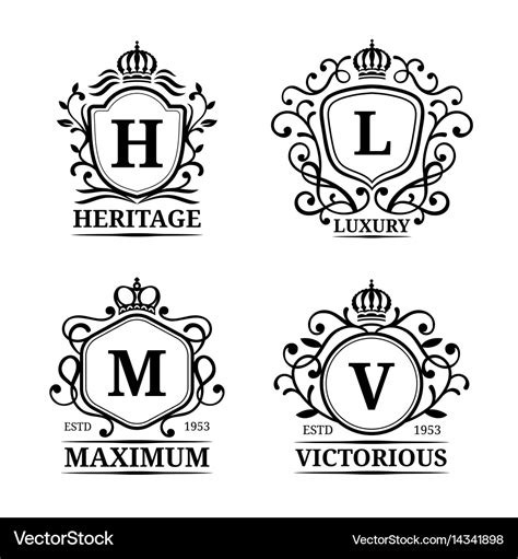 Monogrammed Luxury Template