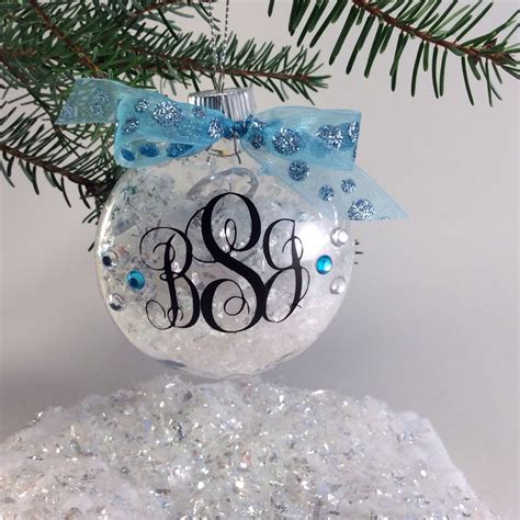 Monogrammed Ornaments