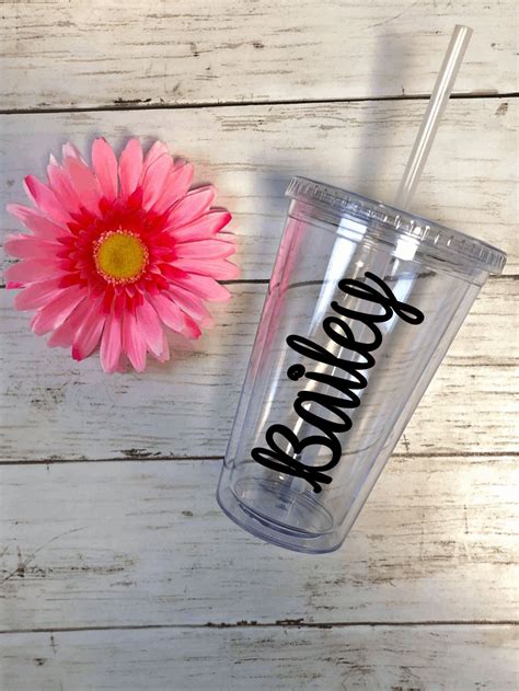 Monogrammed Tumbler Template Design