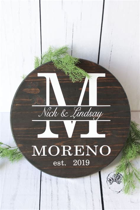 Monogrammed Wedding Signs