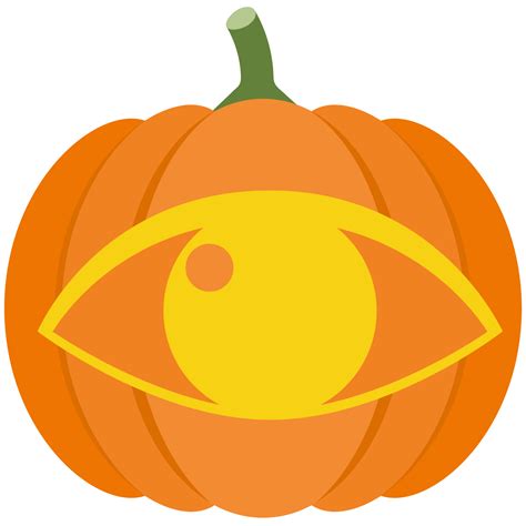 Monster Eye Pumpkin Stencil