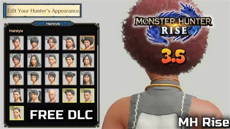 Monster Hunter Rise Hair Styles