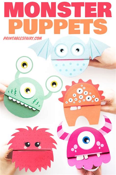 Monster Puppet Templates