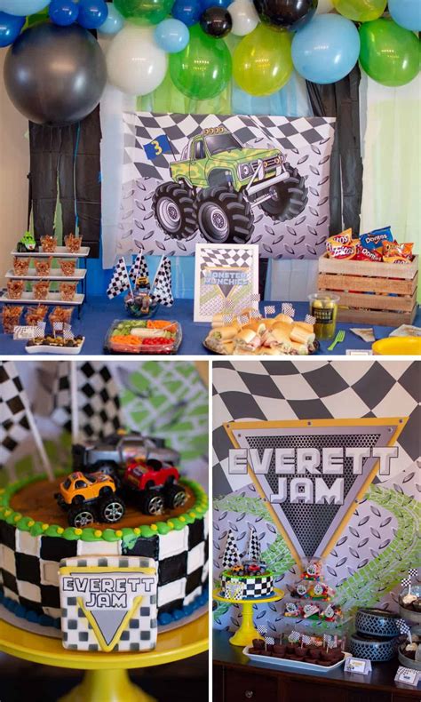 Monster Truck Birthday Party Ideas