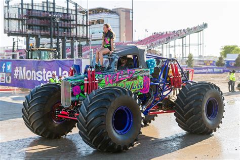 Monster Truck Driver Coloring Page