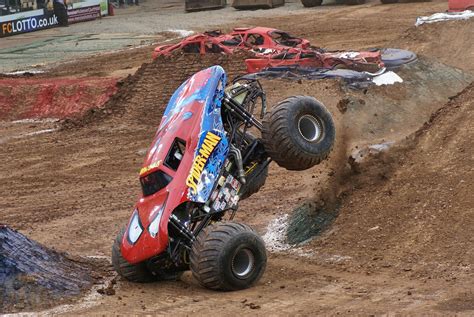 Monster Truck Jump Coloring Page