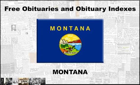 Montana obituary example 2