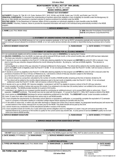 Montgomery GI Bill Refund Form