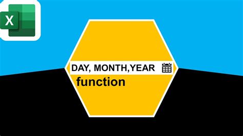 Using the MONTH and YEAR functions in Excel