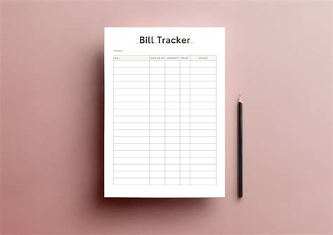 Monthly Bill Planner