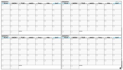 Monthly Planner Template 4