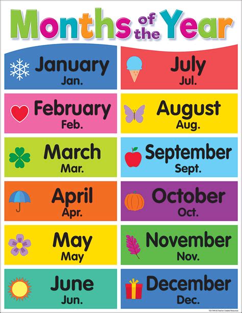 Months of the Year Printables