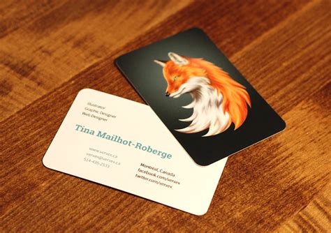 MOO Business Card Template 1