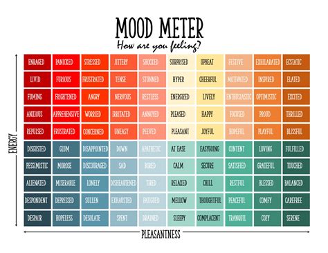 Applications of Mood Meter Printables