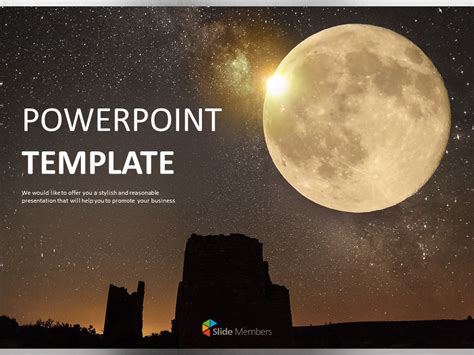 Moon PowerPoint Template