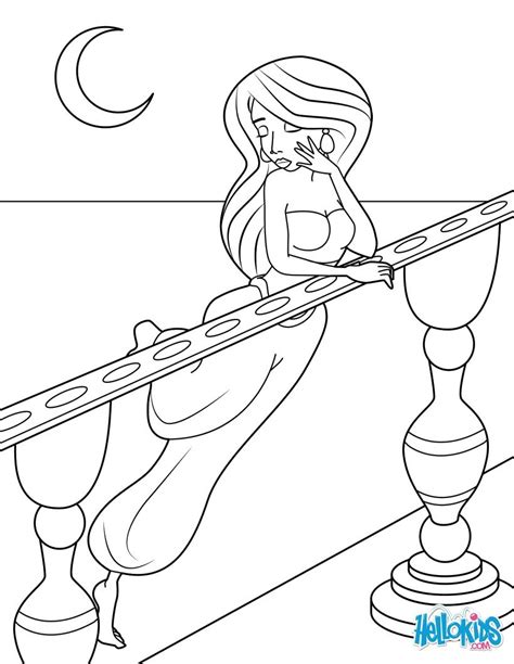 Moonlight Serenade Coloring Page