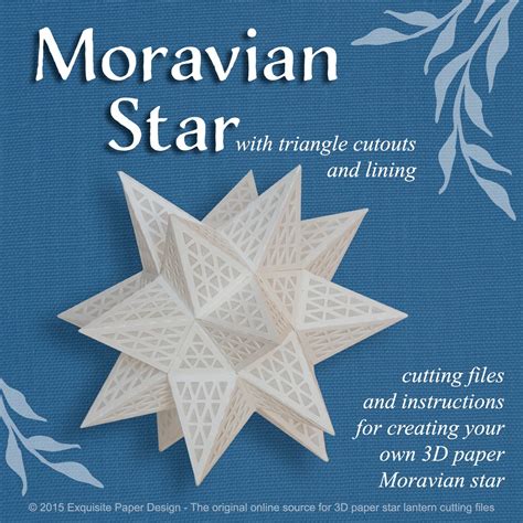 Moravian star patterns