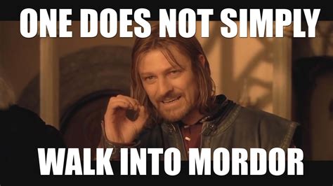 Mordor Meme